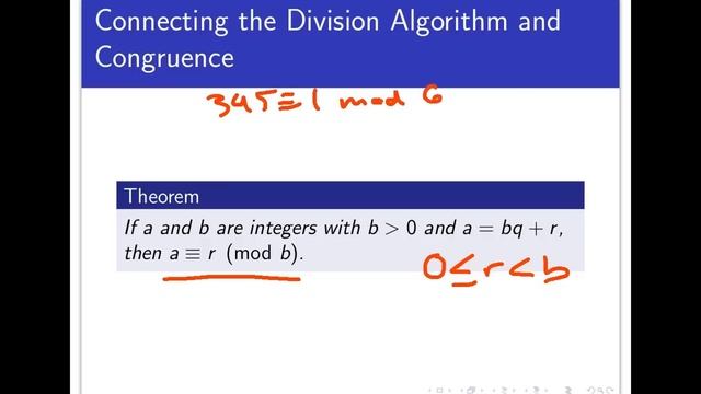 The Division Algorithm and Integer Congruence (Screencast 3.5.3) смотреть онлайн