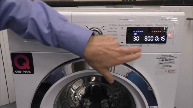 Bosch WAW32560GB 9Kg Serie 8 Washing Machine смотреть онлайн