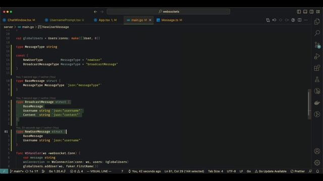 WebSockets in Go: Parsing JSON & Broadcasting Different Message Types смотреть онлайн