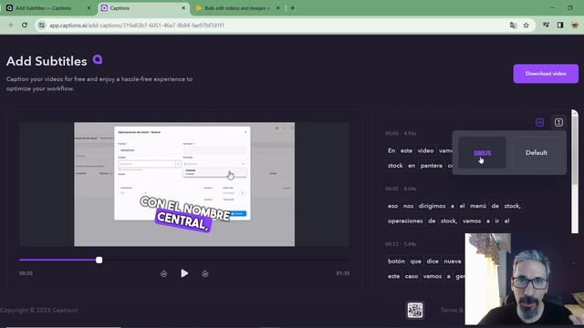 Como agregar SUBTITULOS de forma AUTOMÁTICA con IA | Simple y Rápido смотреть онлайн