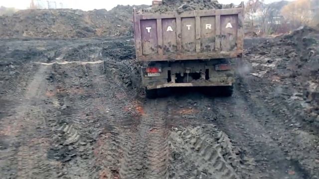 Обзор TATRA-815 S3. Дорога на отвал-2. НВМУ-9. смотреть онлайн