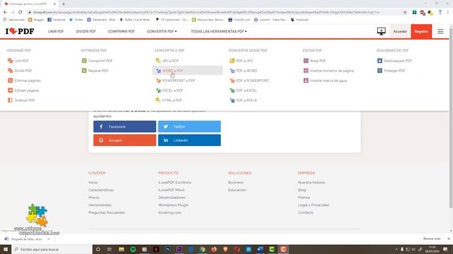 Convertir Word y JPG a PDFs y viceversa con ilovepdf.com | Videotutorial | Unimos Capacidades смотреть онлайн