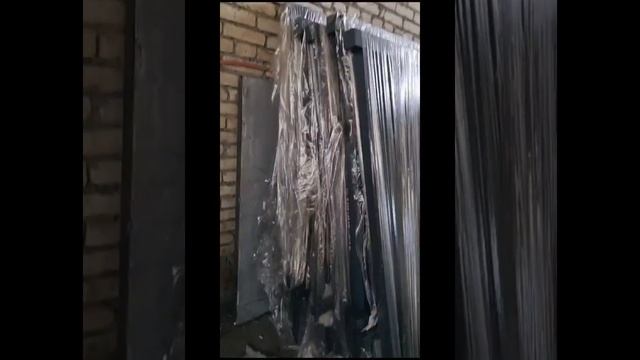 Процесс порошковой покраски ограждений забора + откатные ворота. смотреть онлайн