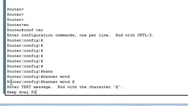 How to create Banner On Cisco Router смотреть онлайн