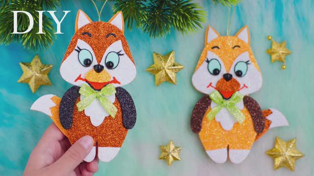 Вы просили и я сделала. ЛИСИЧКА из ФОАМИРАНА своими руками смотреть онлайн