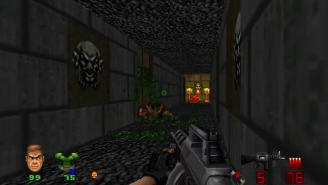 Brutal Doom v21 - Hell on Earth - Starter Pack - Map 23 - Stronghold смотреть онлайн
