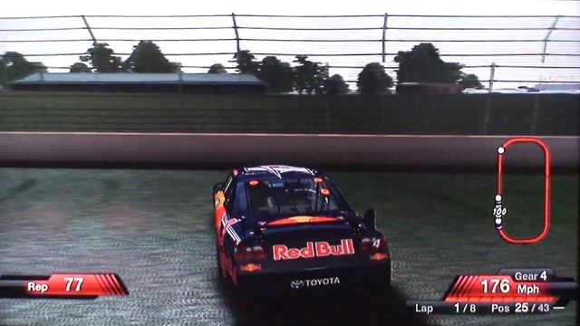 How to Blowover in NASCAR 09 Part 1: Indianapolis смотреть онлайн