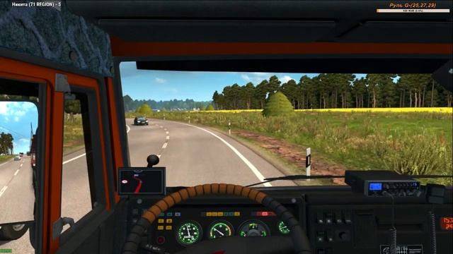 Стрим #01 по Euro Truck Simulator 2 "Суровая Россия Байкал r9" + анекдот :-)) смотреть онлайн
