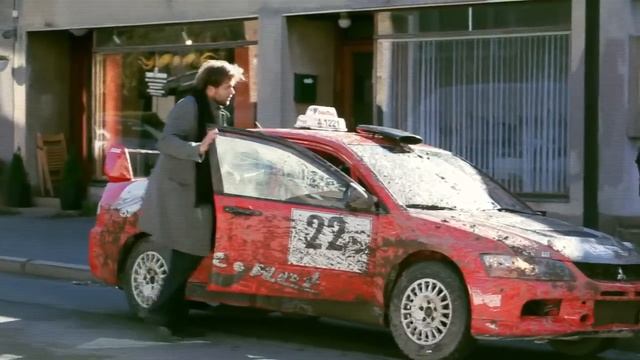 Taxi Mitsubishi Evo Rally Car