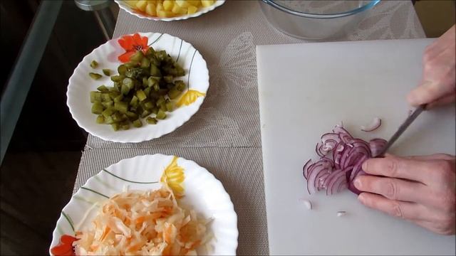 Салат Деревенский ✧ Постное блюдо смотреть онлайн