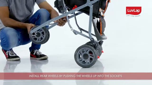 LUVLAP SUNSHINE STROLLER FOR BABIES- BEST IN CLASS - BEST FOR YOUR BABY - ASSEMBLY VIDEO смотреть онлайн