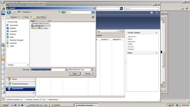 NAV Development - Import Flat File using XMLPort смотреть онлайн