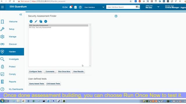 IBM Guardium Database Vulnerability Assessment Configuration смотреть онлайн