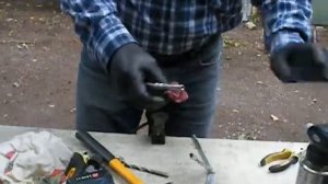 Пайка трубки из алюминия автомобильного кондиционера.