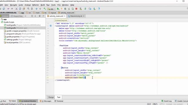 Kotlin with Android -2.Changing in Background Color of Screen when Button is Click смотреть онлайн