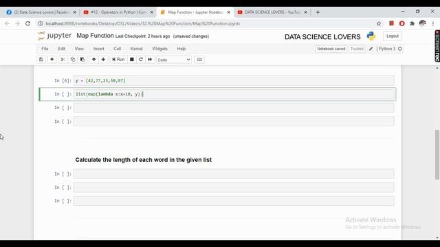 Basic Python Tutorial - 13 ... Map Function in Python || Example | map(function, sequence/values) смотреть онлайн
