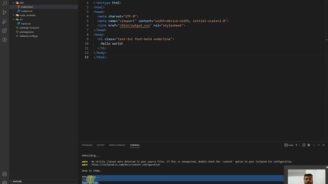 Tailwind CSS Seri 5 - Install Tailwindcss with Tailwind CLI and Node js смотреть онлайн