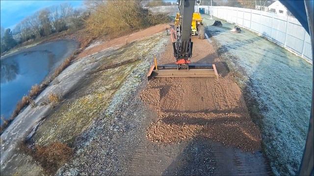 Access Track Fixing The Easy Way With Volvo Ec140e With Rototilt R4 And Idig