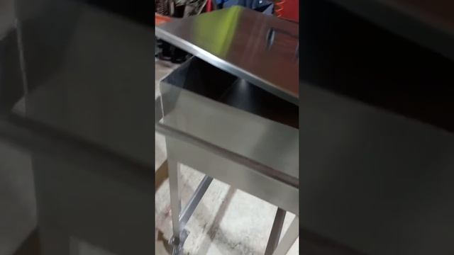 Мойка на колёсах из нержавейки смотреть онлайн