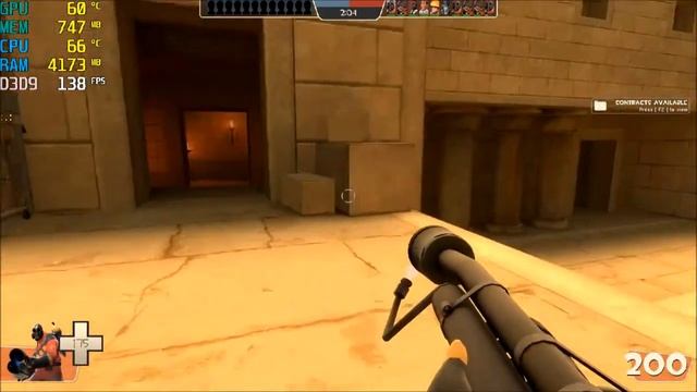 Team Fortress 2 / GTX 550 ti / i7 860 / 8gb ram / 720p-900p-1080p-HIGH смотреть онлайн