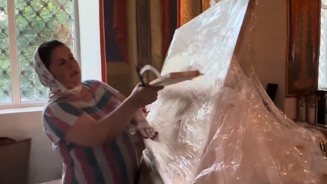 Трудимся в храме село Охотино - матушка Валентина Корниенко смотреть онлайн