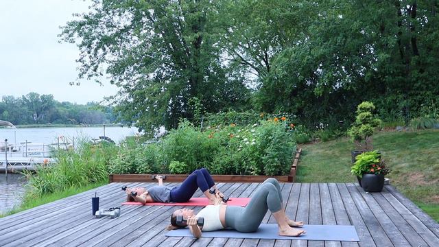 35 MIN Low Impact Strength HIIT Workout | With Weights No Repeat смотреть онлайн
