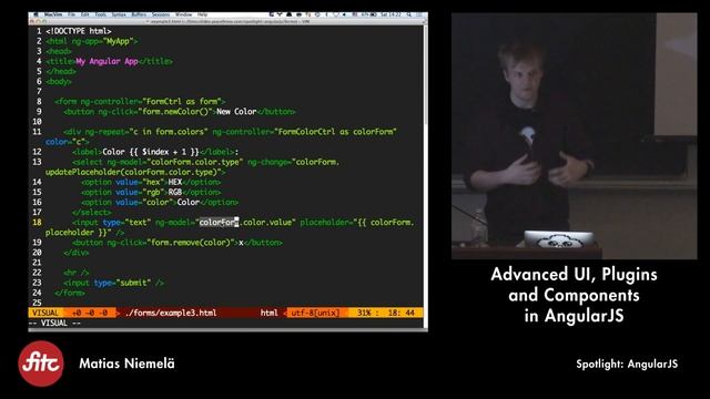 Advanced UI, Plugins and Components in AngularJS смотреть онлайн