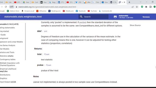 Code review - Z Test using statsmodels смотреть онлайн