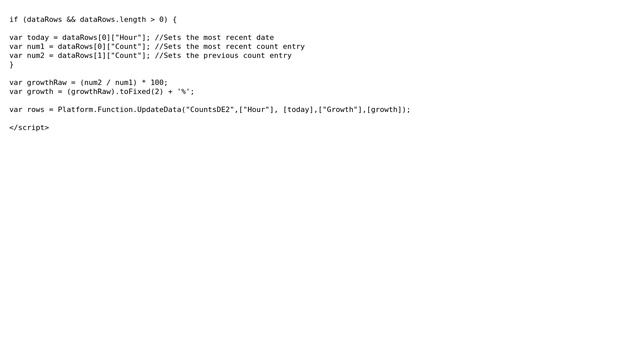 Salesforce: Javascript - Growth Rate in a field - Data Extension смотреть онлайн