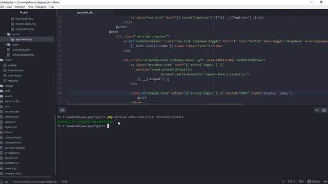 PHP Laravel Tutorial for Beginners 7 - Models and Migrations (Models & Database Migrations) смотреть онлайн
