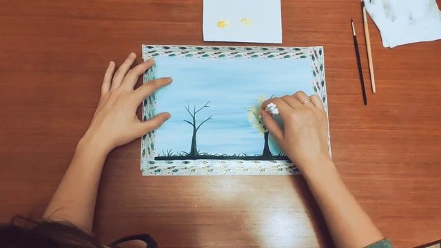 ЦДТ "Ново-Переделкино". Необычные приёмы рисования. Цветущее дерево смотреть онлайн