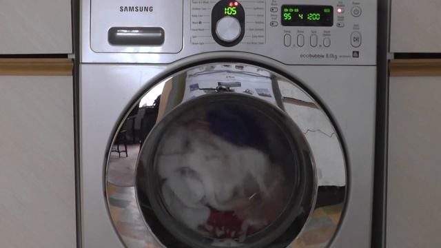 Samsung Ecobubble, Cottons 95 with 5kg load and Prewash 7/13 (requested) смотреть онлайн