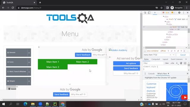 Python With Selenium Part 25: Mouse Actions | Mouse Over смотреть онлайн