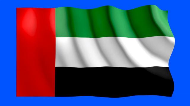 United Arab Emirates Flag Loop смотреть онлайн
