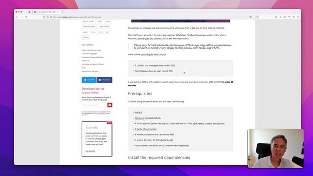 3. Send an SMS With PHP in 30 Seconds смотреть онлайн