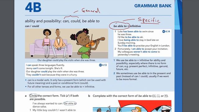 English File Intermediate Grammar 4B, Ability And Possibility