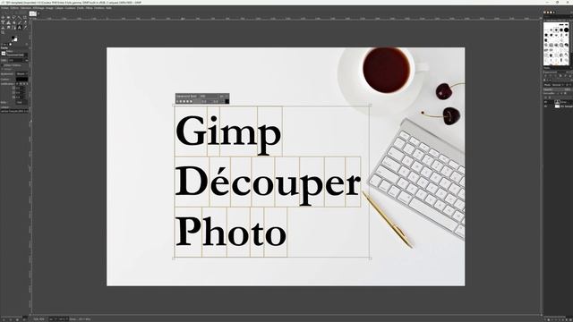 Gimp - Découper une Photo смотреть онлайн