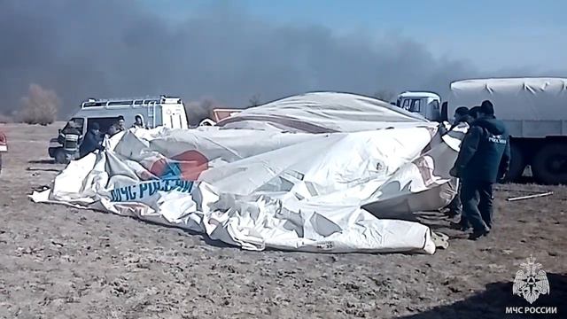 К тушению пожара в Астраханском заповеднике привлечены сотрудники МЧС России смотреть онлайн