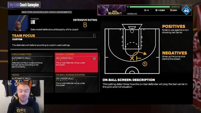 BEST DEFENSIVE SETTINGS YOU CAN USE RIGHT NOW TO WIN MORE GAMES IN NBA 2K24 MYTEAM смотреть онлайн