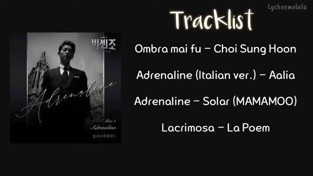 Vincenzo (비센조) OST Playlist 1-4