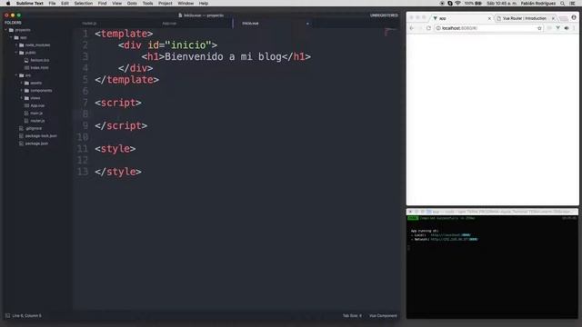 4. Crear rutas en Vue.js con v-router смотреть онлайн