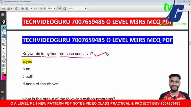 M3R5 आज ये question आये थे EXAM ME JULY 2023 PYTHON 20 AUGUST O Level July-August Paper Solution смотреть онлайн