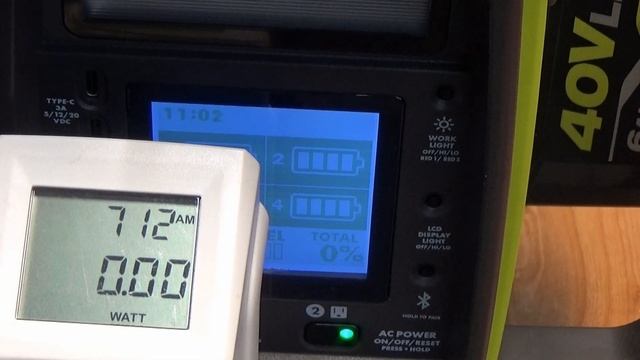 Quick Look: Ryobi RYi1802B6 / RYi802BT 40v Power Station смотреть онлайн