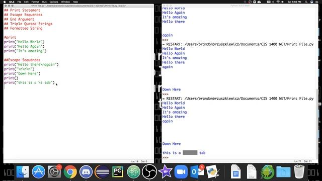 Python Print Function смотреть онлайн