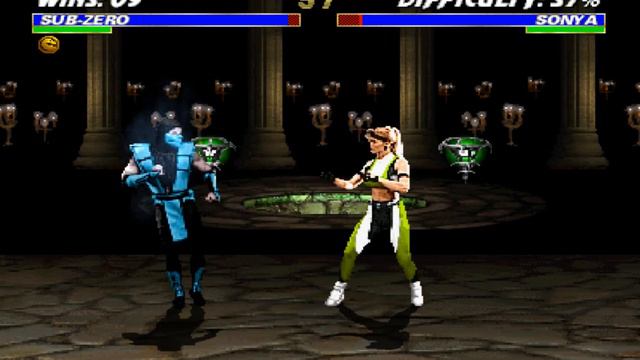 ULtimate Mortal Kombat 3 Mortal Kombat Komplete Plus KLASSIC SUB - ZERO Playthrough смотреть онлайн