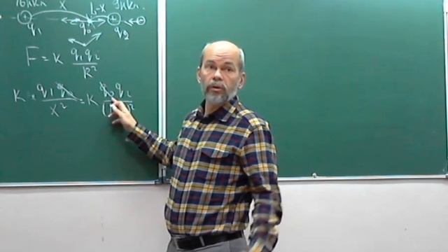 видео лекция, физика 8 класс, равновесие системы зарядов 18-19 смотреть онлайн