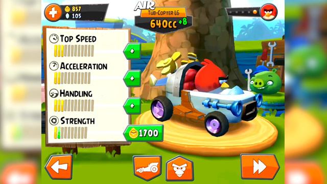 Angry Birds Go! Let's Play #5 - Matilda Air Tub Copter & Big Bang Karts (Air Tracks) смотреть онлайн