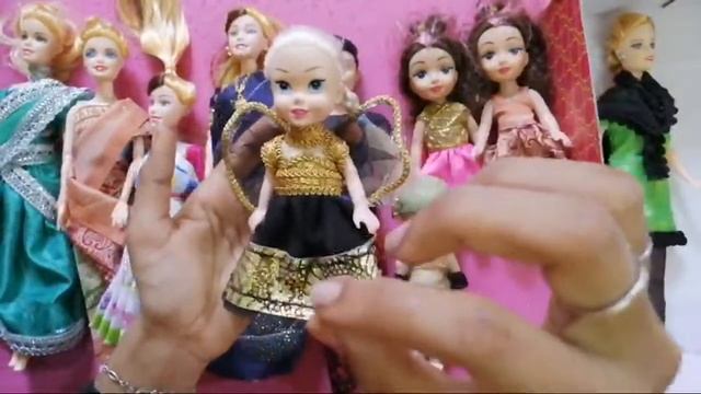 Barbie Dress Make பண்ணேன். வாங்க பாக்கலாம்/Mini cooking Tamil смотреть онлайн