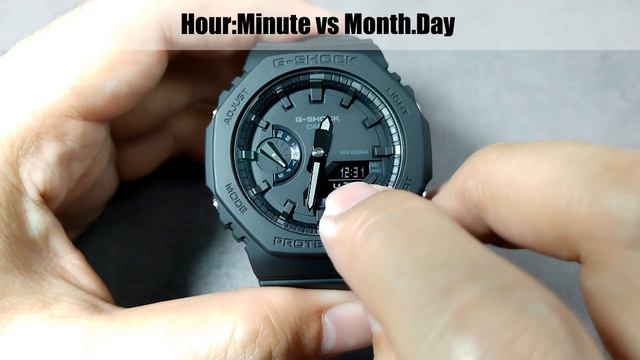 Tips and Secret for Casio G-Shock GA2100 (Hand Shift, LCD Check, etc), won't work for fake ones ! смотреть онлайн