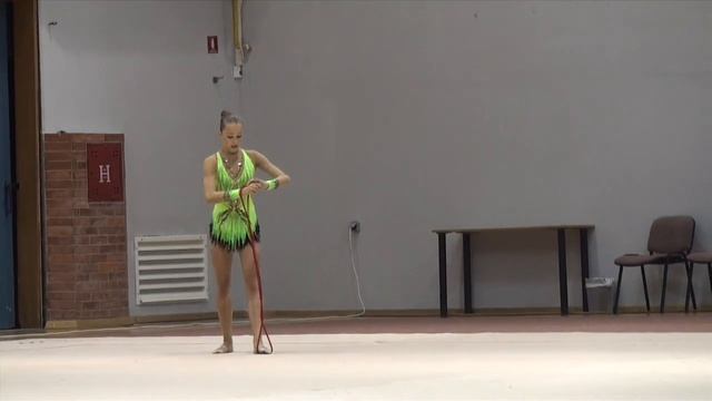 Шандницева Мария, скакалка.Хорватия 2014 сборы